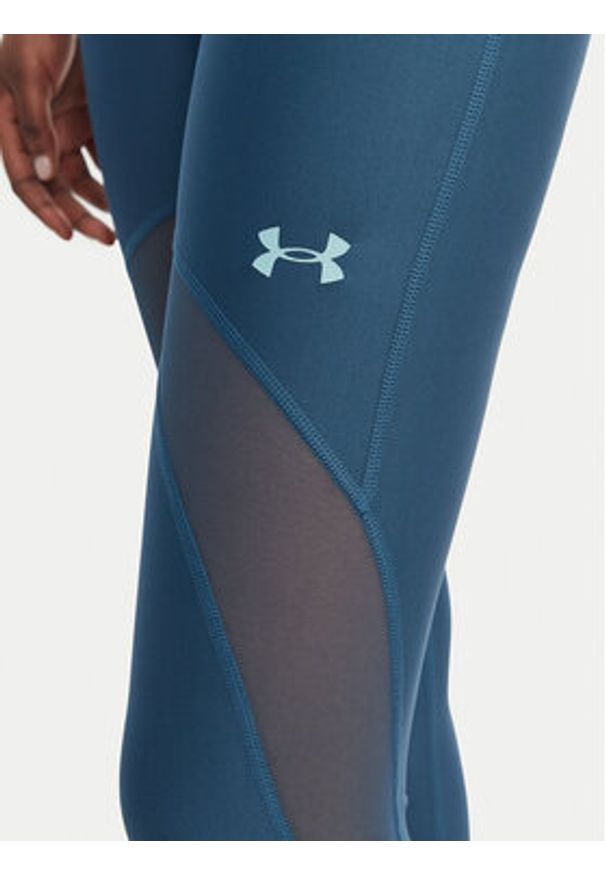 Under Armour Legginsy HeatGear® 6010009 Granatowy Slim Fit. Kolor: niebieski. Materiał: syntetyk