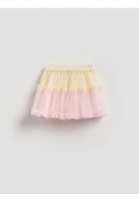 Reserved - Dwukolorowa spódnica - wielobarwny. Materiał: tiul #1
