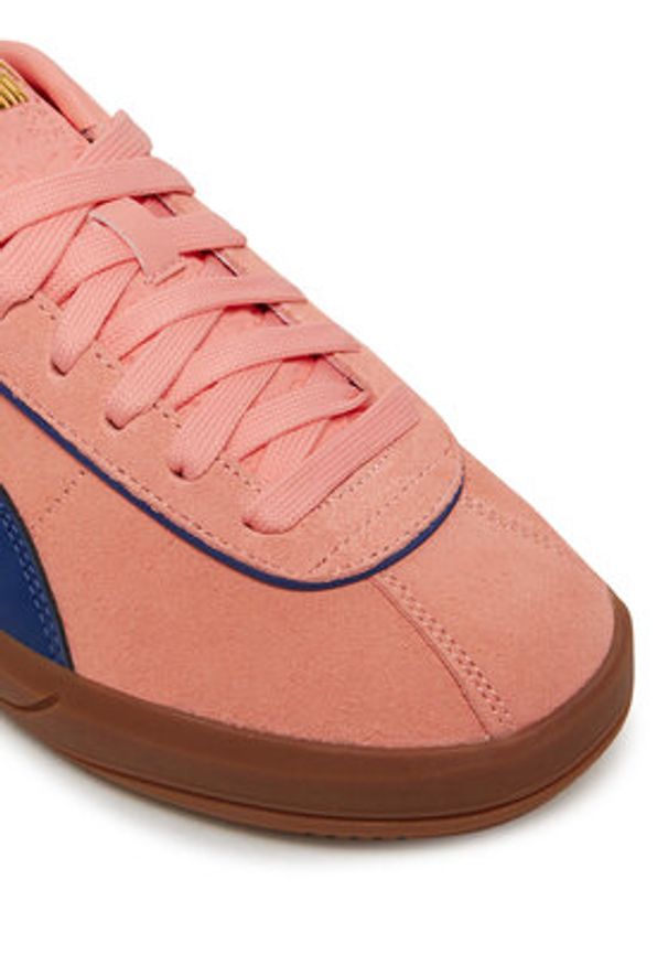 Puma Sneakersy Club Klassika SD 400718 04 Różowy. Kolor: różowy. Materiał: zamsz, skóra