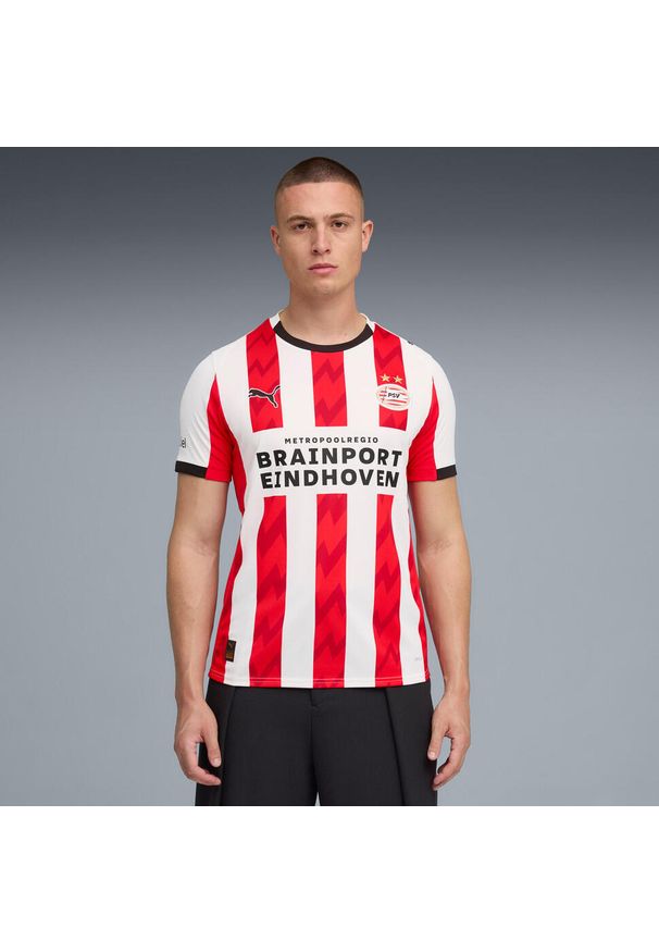 Puma - Domowy strój PSV Eindhoven 2025/26. Kolor: biały. Sport: piłka nożna