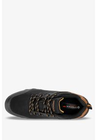 Badoxx - Czarne buty trekkingowe sznurowane badoxx mxc8811-c. Kolor: brązowy, wielokolorowy, czarny