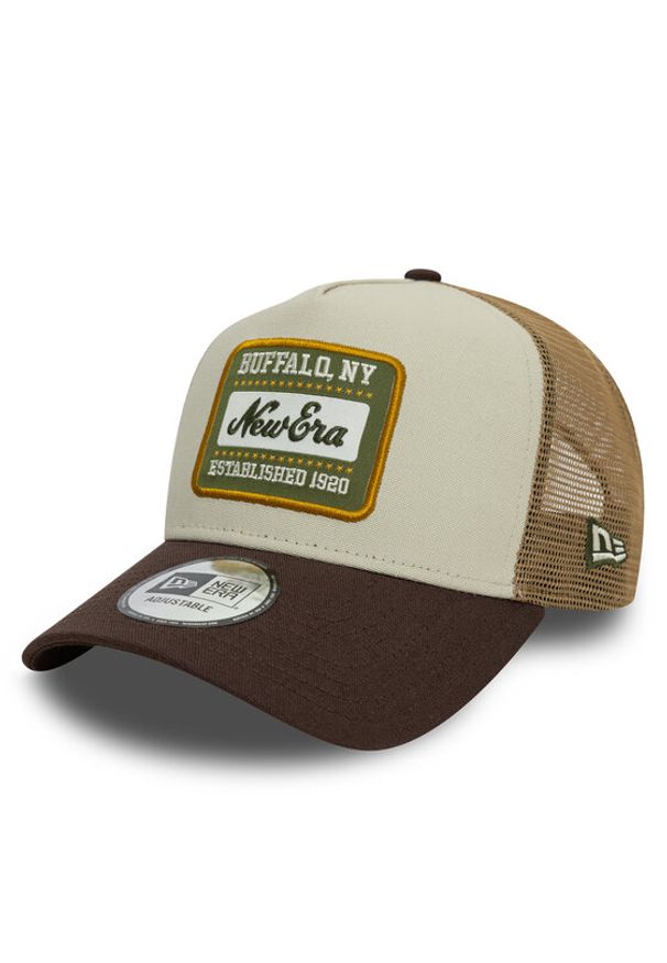 New Era Czapka z daszkiem Patch Canvas 60603674 Beżowy. Kolor: beżowy. Materiał: bawełna, materiał