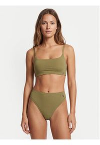 TOMMY HILFIGER - Tommy Hilfiger Biustonosz top UW0UW06223 Khaki. Kolor: brązowy. Materiał: syntetyk #2