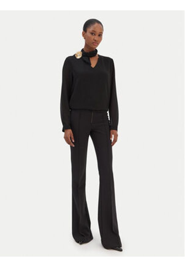 Rinascimento Bluzka CFC0126527003 Czarny Regular Fit. Kolor: czarny. Materiał: syntetyk