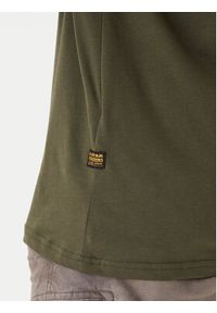 G-Star RAW - G-Star Raw T-Shirt Finger Print Burger D26041-C506 Zielony ciemny Regular Fit. Kolor: zielony. Materiał: bawełna. Wzór: nadruk #5