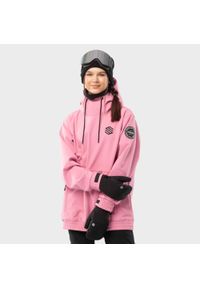 SIROKO - Kobieta Sporty zimowe Damska kurtka snowboardowa W1-W Dolomites Cukierkowy Róż. Kolor: różowy. Sezon: zima. Sport: snowboard #1