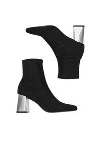 DeeZee Botki 5758 Czarny. Kolor: czarny. Materiał: materiał #6