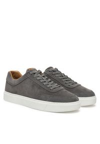 Calvin Klein Sneakersy Clean Cup Low Laceup Oxf Su HM0HM01880 Szary. Kolor: szary. Materiał: skóra #5