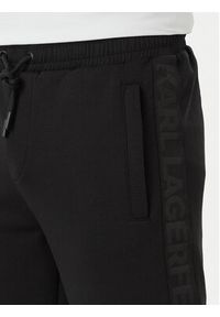 Karl Lagerfeld - KARL LAGERFELD Spodnie dresowe 705016 562901 Czarny Regular Fit. Kolor: czarny. Materiał: syntetyk #2