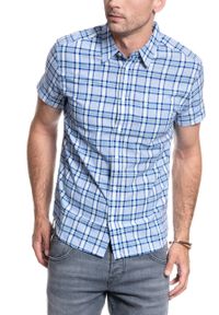 Wrangler - KOSZULA MĘSKA WRANGLER SS 1PKT BDOWN SHIRT PLACID BLUE W5J11OB15 112130159 #5