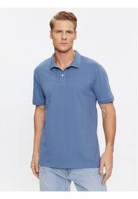 GAP - Gap Polo 586306-11 Niebieski Regular Fit. Typ kołnierza: polo. Kolor: niebieski. Materiał: bawełna