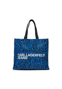 Karl Lagerfeld Jeans Torebka 240J3901 Granatowy. Kolor: niebieski
