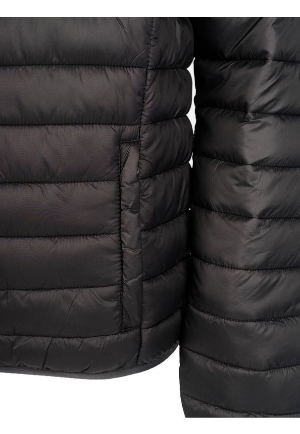 Invicta Kurtka "Down Jacket" | 4431449 | Mężczyzna | Grafitowy. Okazja: na co dzień. Typ kołnierza: kaptur. Kolor: szary. Materiał: poliamid. Wzór: aplikacja. Styl: casual