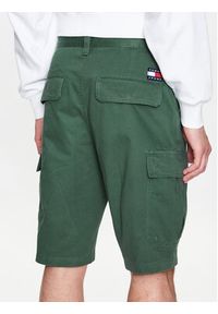 Tommy Jeans Szorty materiałowe Aiden Baggy DM0DM15974 Zielony Regular Fit. Kolor: zielony. Materiał: bawełna #2