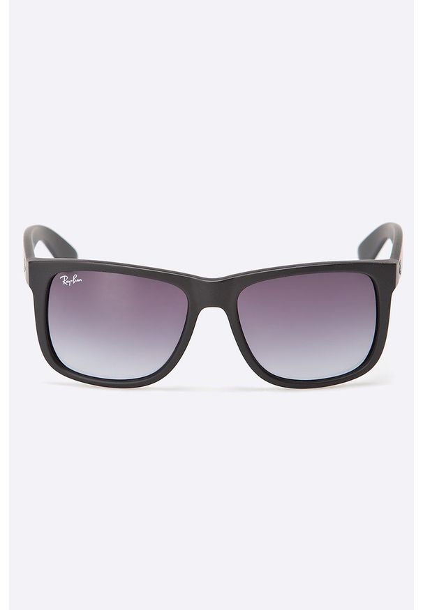 Ray-Ban - Okulary. Kształt: prostokątne. Kolor: czarny