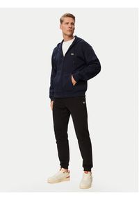 Lacoste Bluza SH8864 Granatowy Regular Fit. Kolor: niebieski. Materiał: bawełna #4