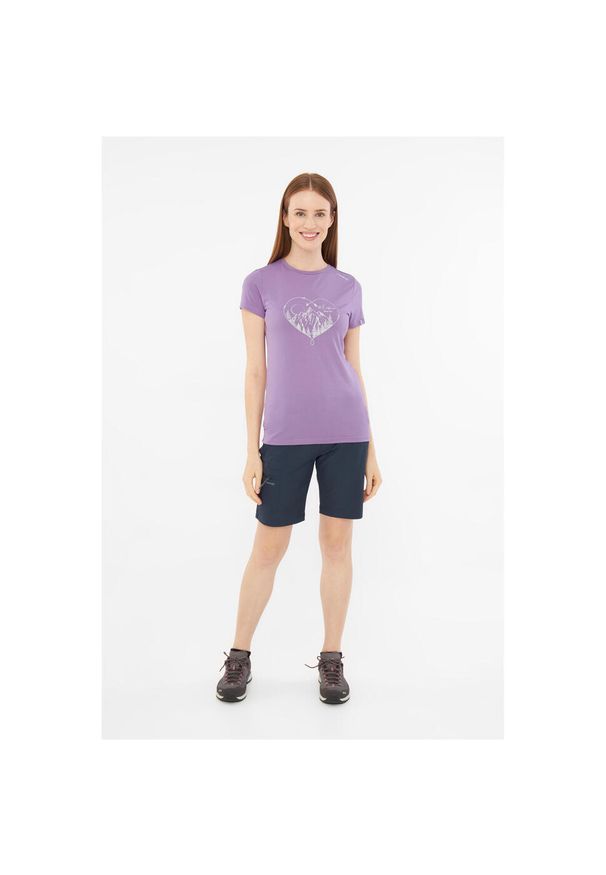 Viking - T-shirt damski VIKING Lenta Bamboo Light Lady. Kolor: fioletowy