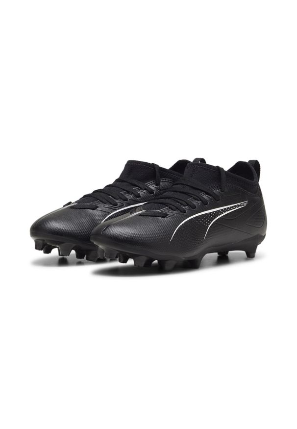 Puma - Młodzieżowe buty piłkarskie ULTRA 5 MATCH FG/AG PUMA Black White. Kolor: czarny, biały, wielokolorowy. Sport: piłka nożna