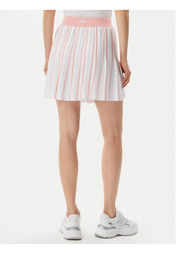 Guess Spódnica plisowana V5GD00 Z3D60 Biały Regular Fit. Kolor: biały. Materiał: wiskoza