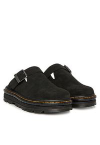 Dr. Martens Klapki Zebzag DM31657001 Czarny. Kolor: czarny. Materiał: skóra, nubuk #5