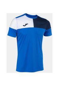 Koszulka Joma Crew Junior 11/12 – Royal/Navy/Biała. Kolor: niebieski. Materiał: poliester. Sport: fitness, piłka nożna