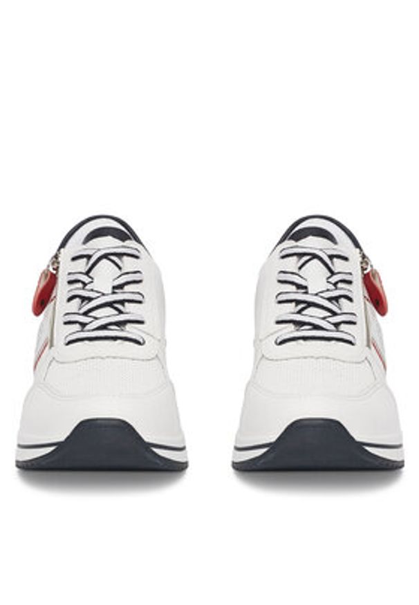 Remonte Sneakersy D0T04-81 Biały. Kolor: biały. Materiał: skóra