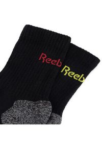 Reebok Zestaw 2 par wysokich skarpet unisex R0418-SS24 (2-pack) Czarny. Kolor: czarny. Materiał: syntetyk