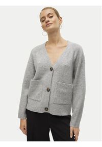 Vero Moda Kardigan Boom 10320457 Szary Loose Fit. Kolor: szary. Materiał: syntetyk #3