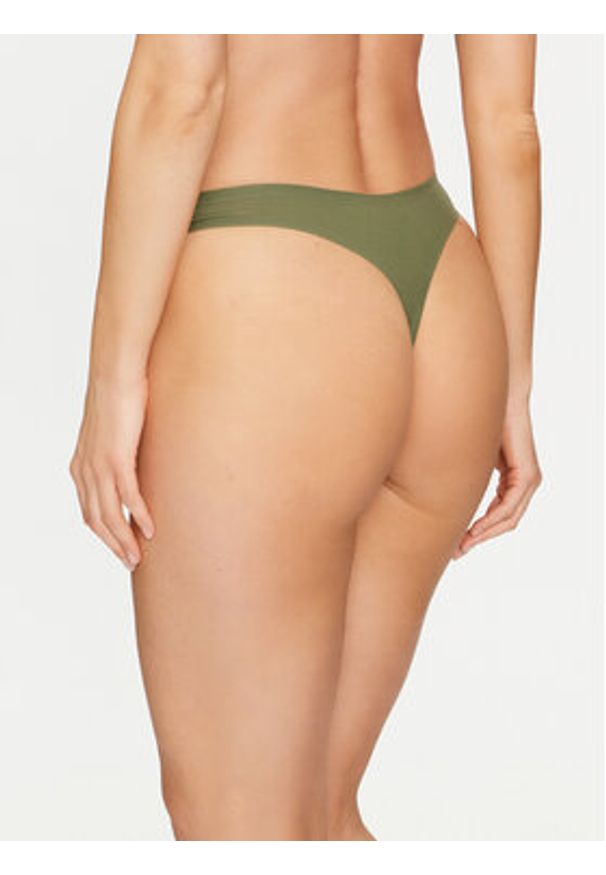 Chantelle Stringi Soft Stretch C26490 Zielony. Kolor: zielony. Materiał: syntetyk