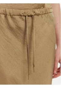 Marella Spódnica midi No 2513101055 Beżowy Regular Fit. Kolor: beżowy. Materiał: acetat #4