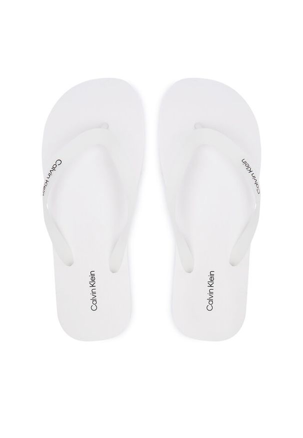 Japonki Calvin Klein. Kolor: biały