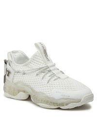 Plein Sport Sneakersy SADS USC0522 STE003N Biały. Kolor: biały. Materiał: skóra #4