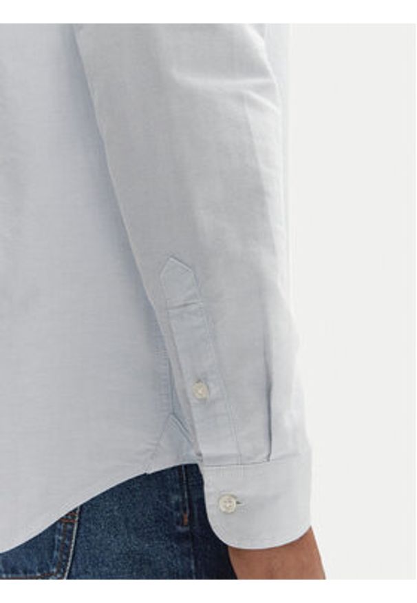 Tommy Jeans Koszula DM0DM21298 Błękitny Regular Fit. Kolor: niebieski. Materiał: bawełna