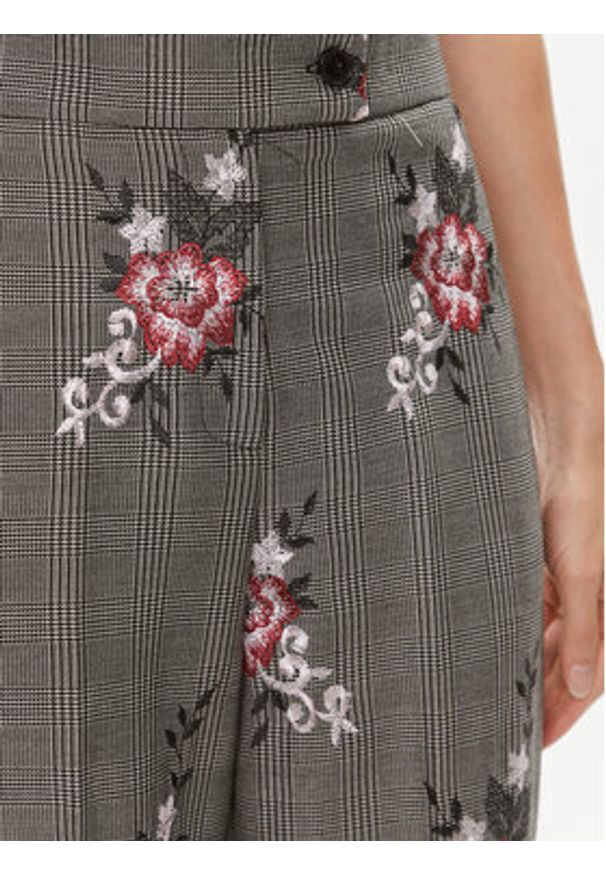 ViCOLO Spodnie materiałowe TR0407 Szary Relaxed Fit. Kolor: szary. Materiał: syntetyk