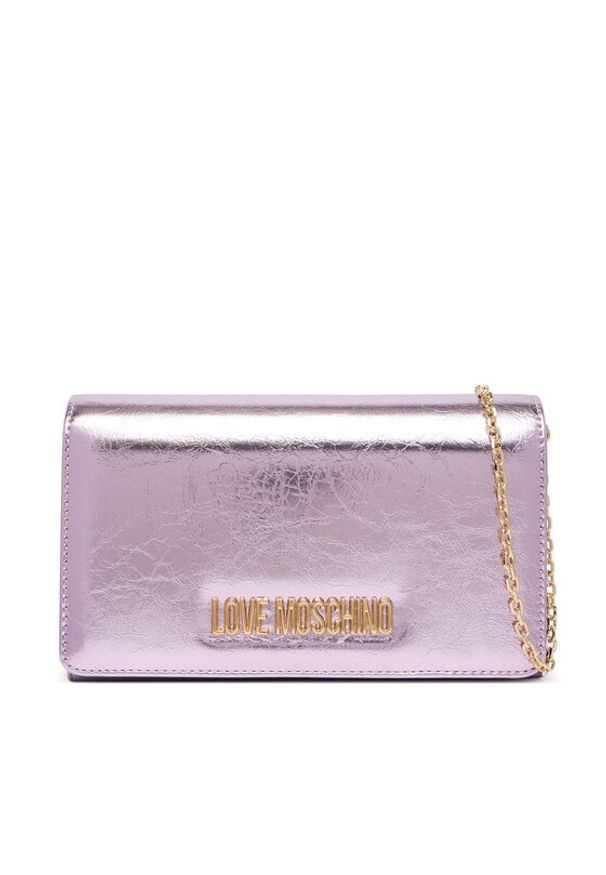 Love Moschino - LOVE MOSCHINO Torebka JC4345PP0OKQ0600 Różowy. Kolor: różowy. Materiał: skórzane