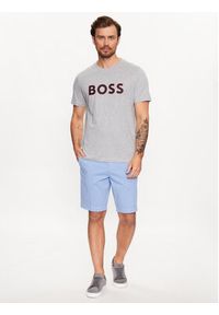 BOSS - Boss T-Shirt 50488793 Szary Regular Fit. Kolor: szary. Materiał: bawełna #5