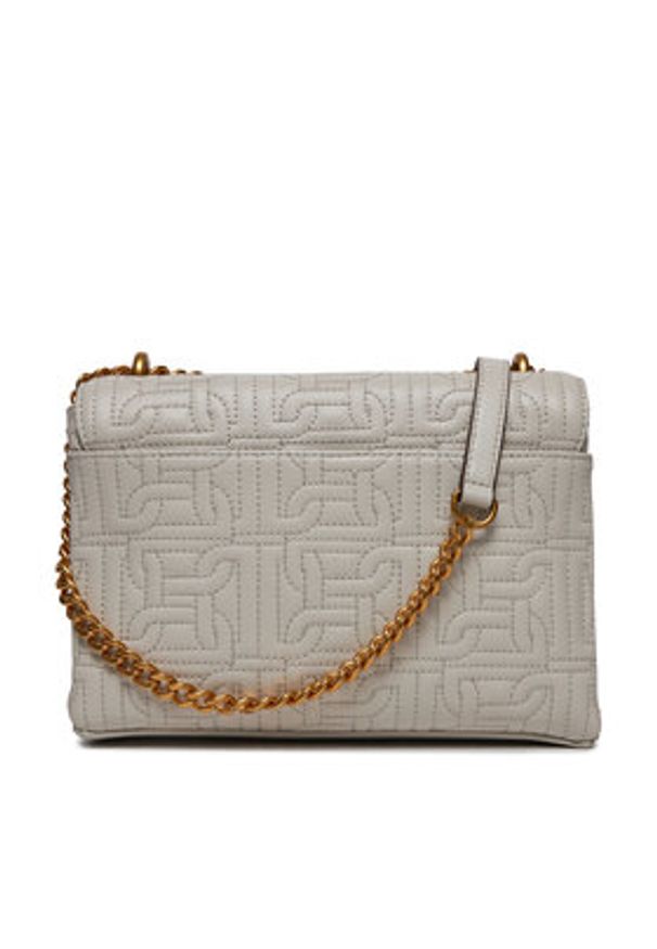 DKNY Torebka Delanie R343BB13 Szary. Kolor: szary. Materiał: skórzane