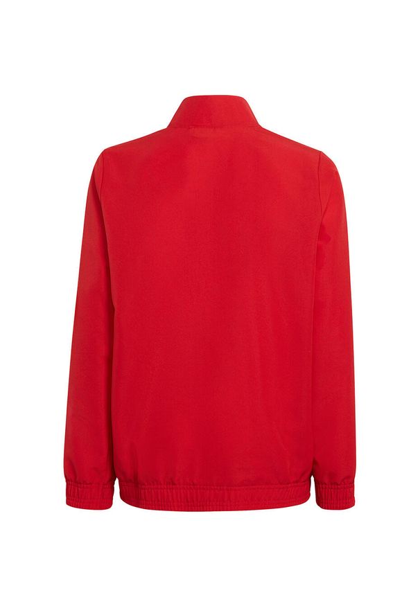 Adidas - Dziecięca bluza dresowa adidas Entrada 22. Kolor: czerwony. Materiał: dresówka