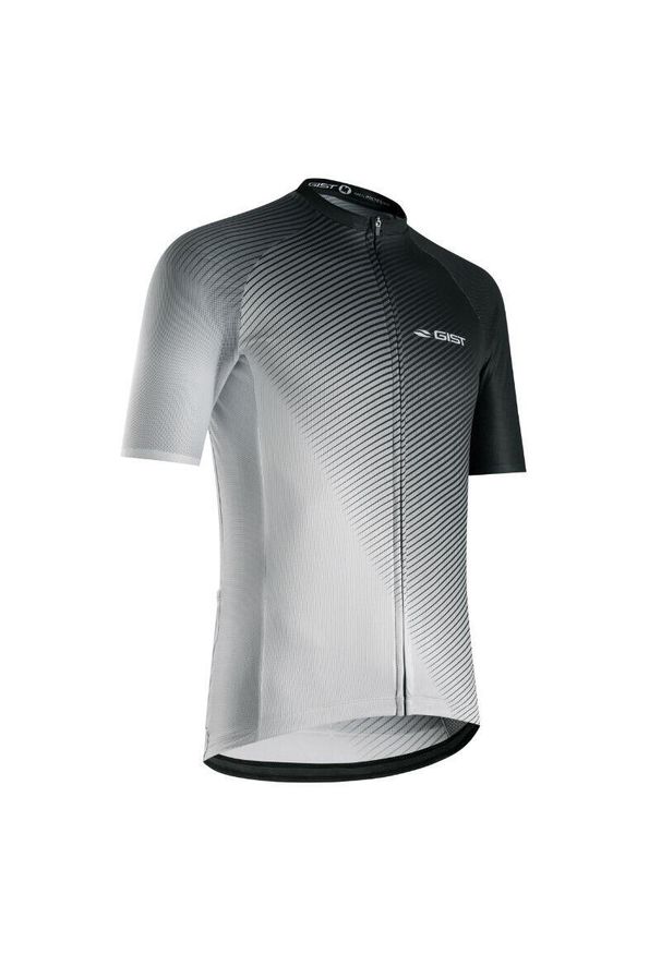 GIST - Koszulka z pełnym zamkiem błyskawicznym Gist Flow. Kolor: biały. Sport: kolarstwo