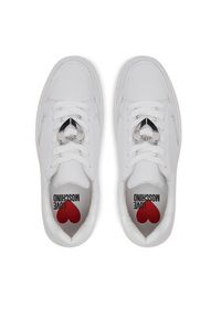 Love Moschino - LOVE MOSCHINO Sneakersy JA15214G1MIA410A Biały. Kolor: biały. Materiał: skóra #3