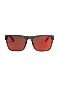 Okulary Quiksilver przeciwsłoneczne Bomb XKNK Grey/ML Orange. Kolor: czerwony, wielokolorowy, czarny