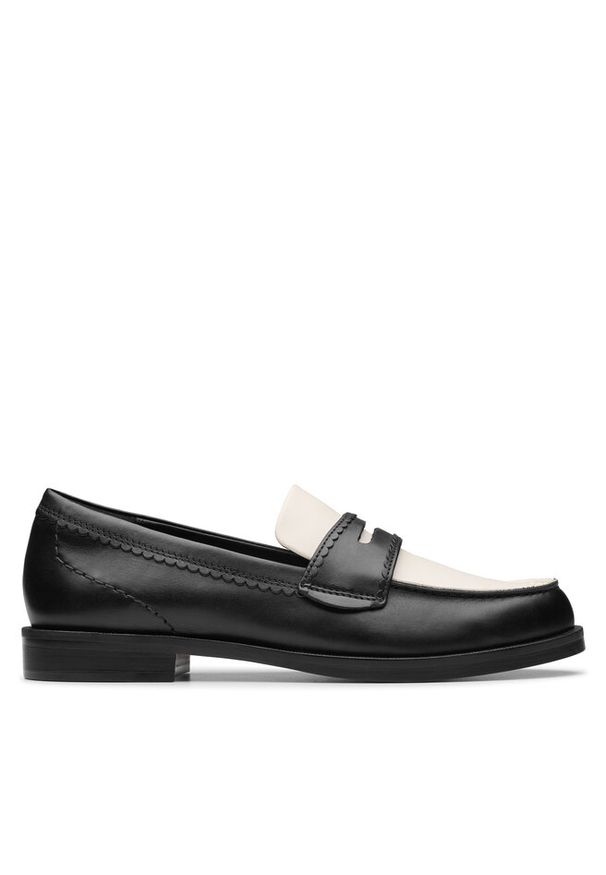 Mokasyny Clarks. Kolor: czarny
