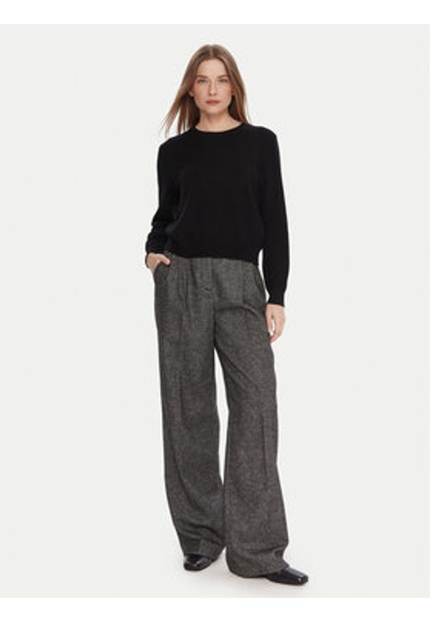 United Colors of Benetton - United Colors Of Benetton Sweter 1002D10BG Czarny Relaxed Fit. Kolor: czarny. Materiał: wełna