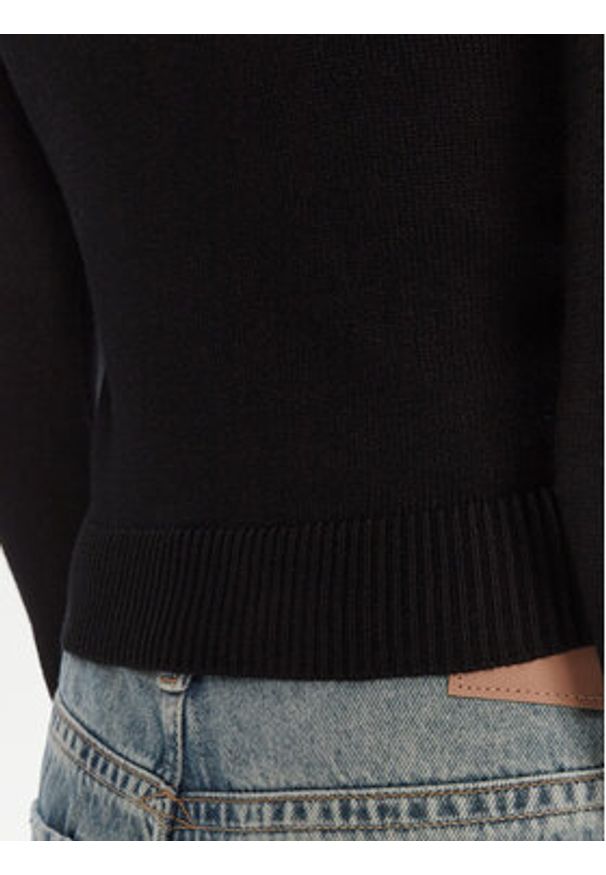 Hugo - HUGO Sweter Sblog_B 50543054 Czarny Slim Fit. Kolor: czarny. Materiał: syntetyk