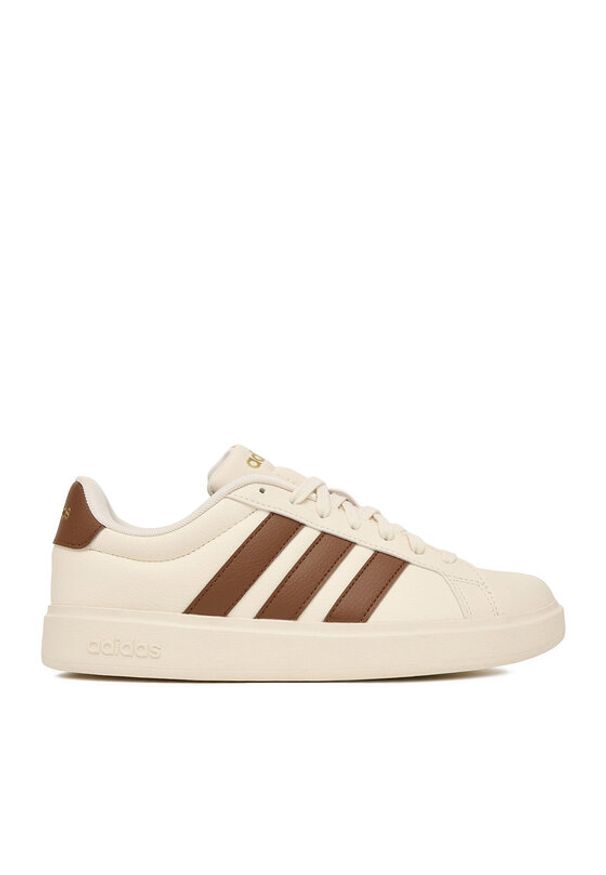 Adidas - adidas Sneakersy Streettalk LA4017 Kremowy. Kolor: kremowy. Materiał: skóra