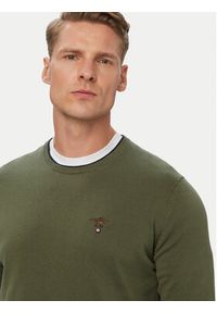 Aeronautica Militare Sweter 262MA1631UL00506 Khaki Regular Fit. Kolor: brązowy. Materiał: bawełna #5