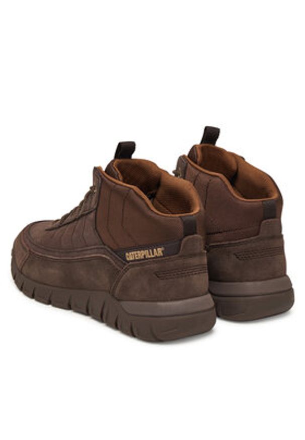 CAT Footwear Sneakersy Versage Mid P726429 Brązowy. Kolor: brązowy. Materiał: skóra, nubuk