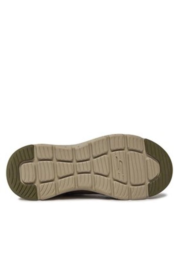 skechers - Skechers Trzewiki Glacial Ultra Woodsy 144175/OLV Khaki. Kolor: brązowy. Materiał: skóra, zamsz
