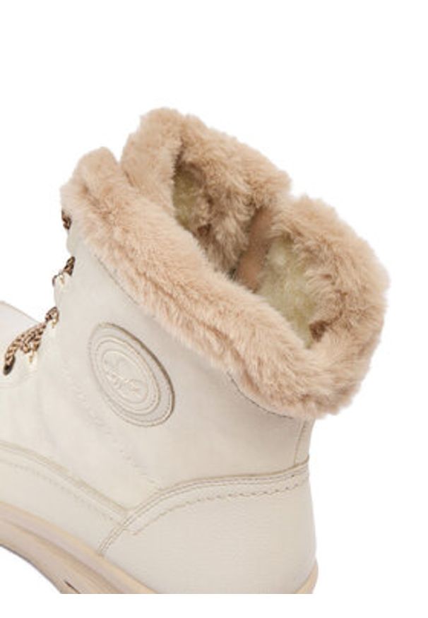 Rieker Trzewiki CEO-L7706-80 Beżowy. Kolor: beżowy. Materiał: materiał, syntetyk