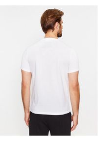 Karl Lagerfeld - KARL LAGERFELD T-Shirt Crewneck 755071 Biały Regular Fit. Typ kołnierza: dekolt w karo. Kolor: biały. Materiał: bawełna #6